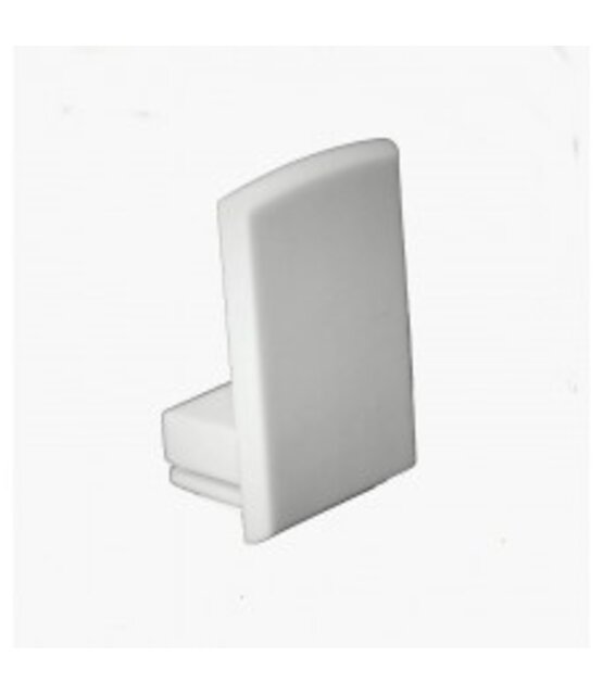 Eindkap voor LED Strip profielen zonder kabeldoorvoer -  15.1ALU