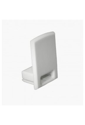 Eindkap voor LED Strip profielen met kabeldoorvoer -  15.1ALU