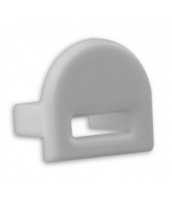 Eindkap voor LED profiel met kabeldoorvoer - 06.2ALU