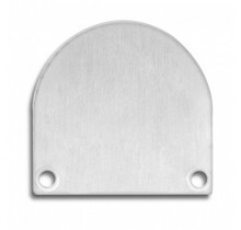 2 x LED profiel eindkapjes inclusief schroeven  XL05ALU.C4