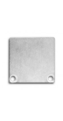 2 x LED profiel eindkapjes inclusief schroeven XL07.C1 - ALU