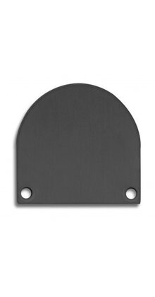 2 x LED profiel eindkappen inclusief schroeven - XL04ZWART.C4