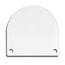 Luksus 2 x LED profiel eindkappen inclusief schroeven - XL04WIT.C4