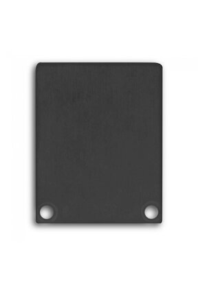 2 x LED profiel eindkappen inclusief schroeven - XL04ZWART.C3