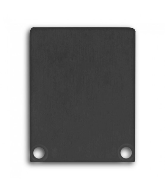2 x LED profiel eindkappen inclusief schroeven - XL04ZWART.C3