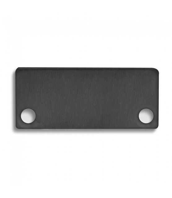 2 x LED profiel eindkappen inclusief schroeven - XL04ZWART.C1