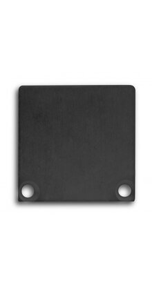 2 x LED profiel eindkapjes inclusief schroeven XL06ZWART.C1