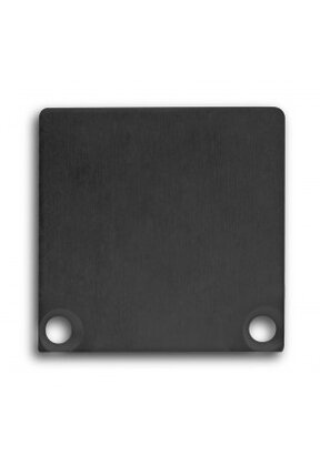 2 x LED profiel eindkapjes inclusief schroeven XL06ZWART.C1