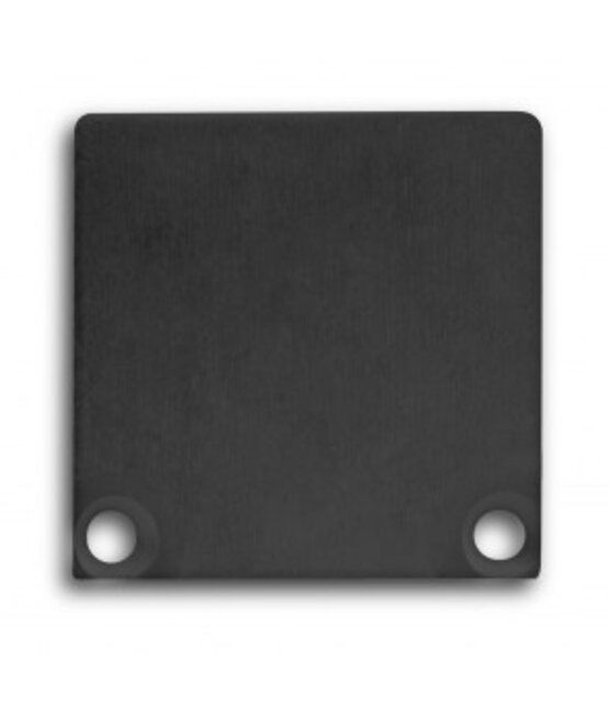 2 x LED profiel eindkapjes inclusief schroeven XL06ZWART.C1
