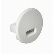 Eindkap voor LED Strip profielen met kabeldoorvoer 360ALU