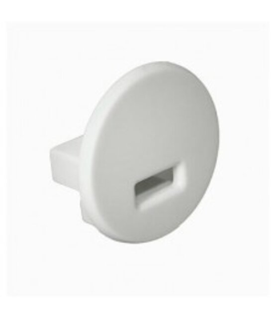 Eindkap voor LED Strip profielen met kabeldoorvoer 360ALU
