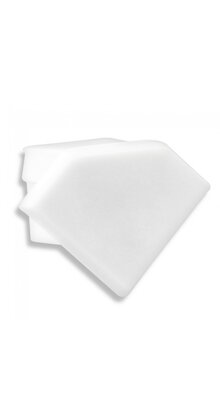 Eindkap zonder kabeldoorvoer - C23WIT