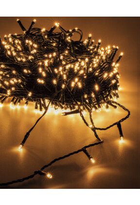 Kerstverlichting warm wit 600 LED lampjes – 50 meter – IP44 voor binnen en buiten – LUKSUS
