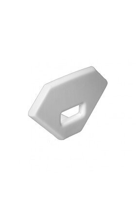 Eindkap voor LED profiel met kabeldoorvoer 11ALU