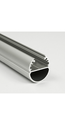 LED profiel kledingstang garderobe met afdekking 28 mm x 29 mm G5