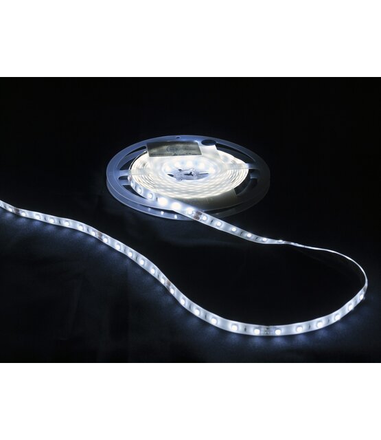LED Strip 24 Volt 6000k Koud Wit 6W 630lm/meter 60 Led/m  IP65 10M Rol