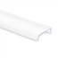 3 meter Losse LED profiel afdekking - Opaal - 12,4mm