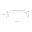 Losse LED profiel afdekking Luksus 2 meter Losse LED profiel afdekking - Opaal - 11,5mm