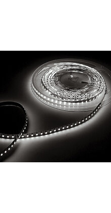 Waterdichte LED Strip 24 Volt 4000k Natuurlijk Wit 6W 510lm/meter 60 Led/m IP65 5M Rol