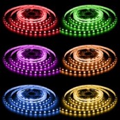 24 volt 19,2 watt Zigbee LED strip RGB + Warm Wit 300 led 5 meter PRO SET