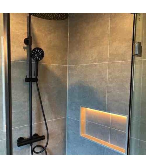 Waterdichte LED strip 24 volt 3000K warm wit 9,6W 1020LM 120LED p/m IP65 - 5 meter