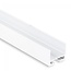 Onderprofiel / ophang profiel voor LED profiel - 2 meter - PL10Wit