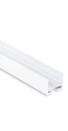 Onderprofiel / ophang profiel voor LED profiel - 1 meter - PL10Wit ✅