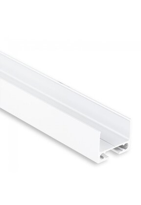 Onderprofiel / ophang profiel voor LED profiel - 1 meter - PL10Wit ✅