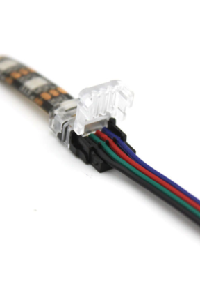 Waterdicht koppelstuk voor RGB LED strips 10mm
