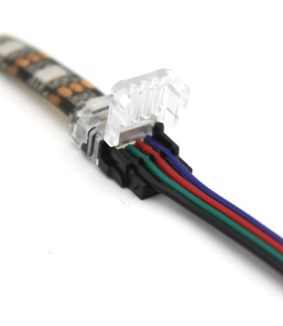 Waterdicht koppelstuk voor RGB LED strips 10mm