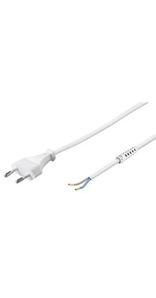 LED voeding stroomkabel – wit of zwart naar keuze – 1 meter