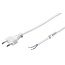 LED voeding stroomkabels Luksus LED voeding stroomkabel – wit of zwart naar keuze – 1 meter