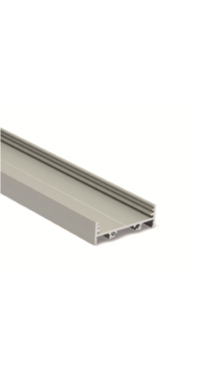 LED profiel 2 meter met lage afdekking 33,4 mm x 12,8 mm - PN10.C1ALU