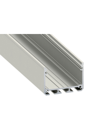 LED XL profiel 2 meter met afdekking 40 mm x 31 mm - XL31ALU