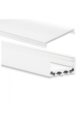 LED profiel 20 meter met lage afdekking 26,79mm x 11,69mm PN4 C1 - Wit