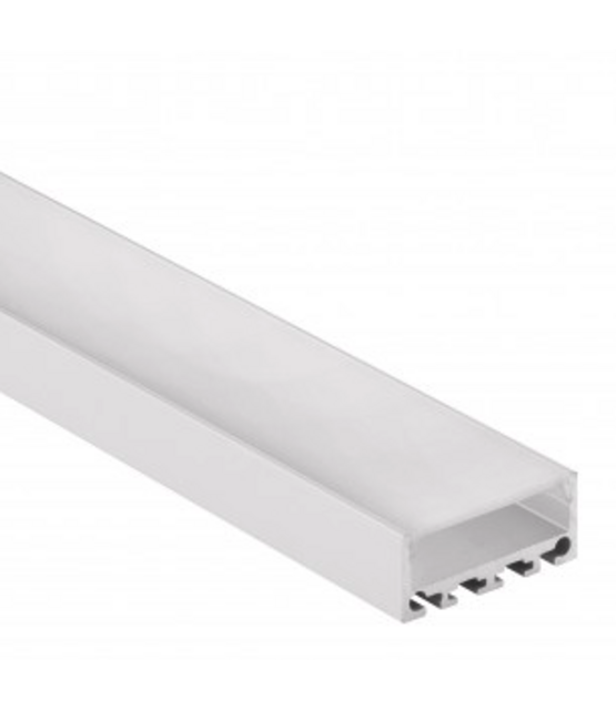 LED profiel 20 meter met lage afdekking 26,79mm x 11,69mm PN4 C1 - Wit