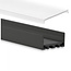 Luksus LED profiel 20 meter met lage afdekking 26,79mm x 11,69 mm PN4 C1 - Zwart