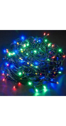 Kerstverlichting multi color switch gekleurde 320 LED lampjes – 32 meter met 8 functies – IP44 voor binnen en buiten – LUKSUS