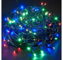 Kerstverlichting multi color 20 meter met 8 lichtstanden – 200 LED - LUKSUS