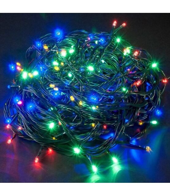 Kerstverlichting multi-color met 8 lichtstanden – 240 LED