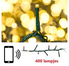 Cluster Kerstverlichting met app - extra warm wit met 8 lichtstanden – 400 LED