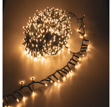 Cluster Kerstverlichting - extra warm wit - 10 meter – 500 LED