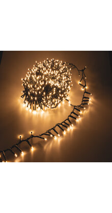 Cluster Kerstverlichting - extra warm wit - 10 meter – 500 LED