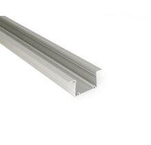 Extra groot LED profiel 1 meter met afdekking 77 mm x 36 mm XL12