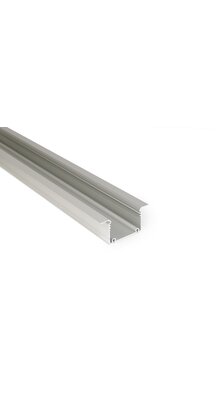 Extra groot LED profiel 2 meter met afdekking 77 mm x 36 mm XL12