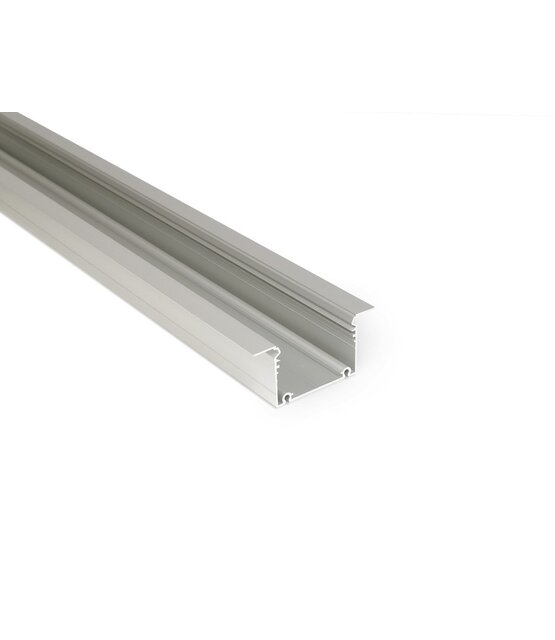 Extra groot LED profiel 2 meter met afdekking 77 mm x 36 mm XL12