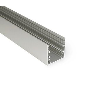 LED profiel XXL 1 meter met afdekking 53 mm x 53 mm - XL53ALU