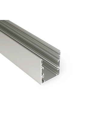 LED XXL profiel 2 meter met afdekking 53 mm x 53 mm - XL53ALU