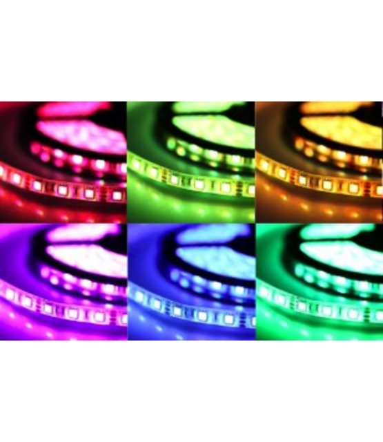 LED strip RGB 14,4W 1020LM 60LED p/m IP20 12vdc - 10 meter - 2 x 5 meter