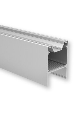 LED XXL profiel 2 meter met hoge afdekking 80 mm x 60 mm - XL60ALU